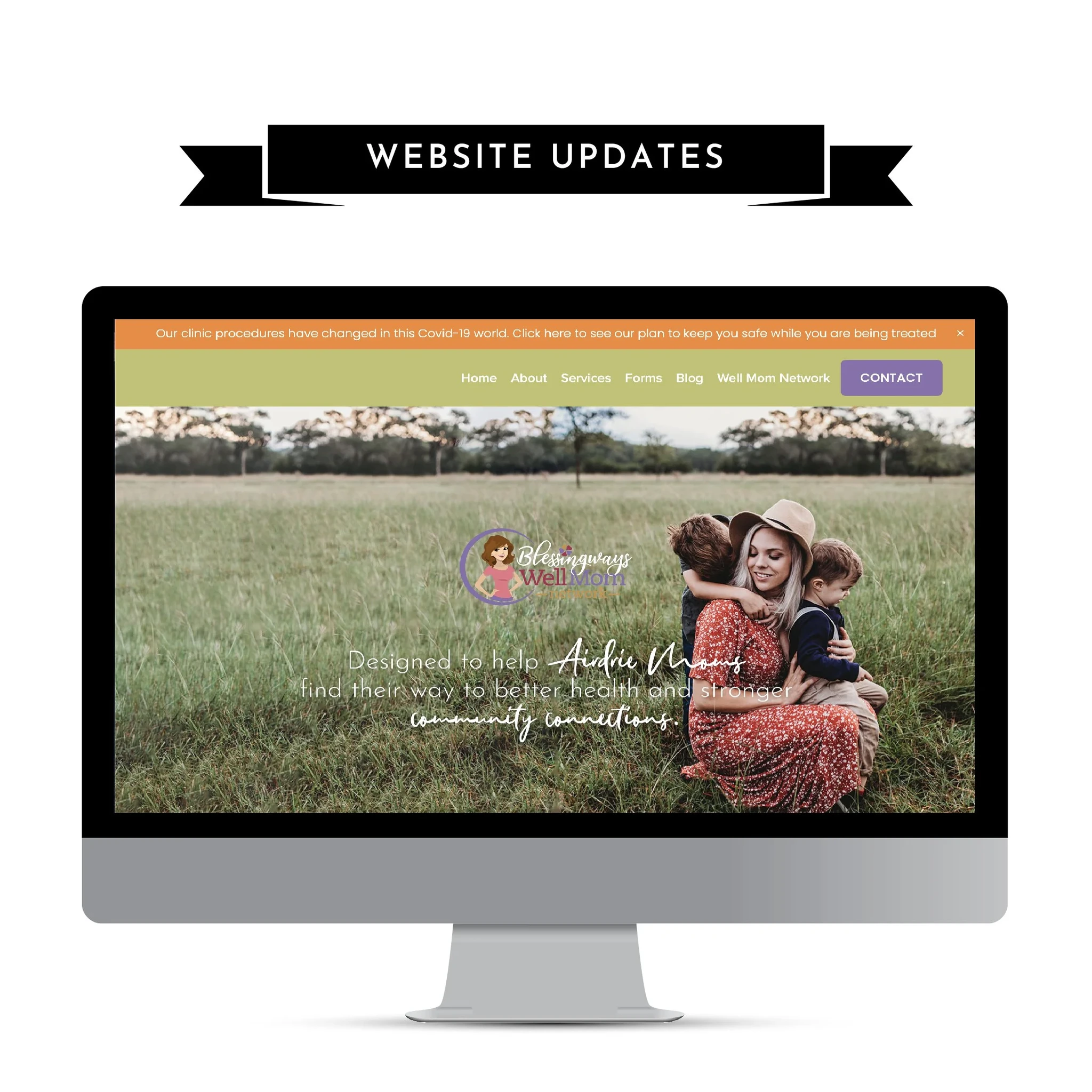 Wellmom Network - Website Update